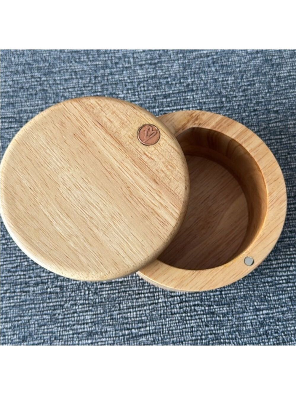 Wooden Spice Box with Lid